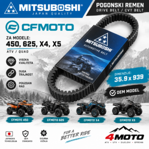 CFMoto Remen Mitsuboshi 35.9x939 OEM CF Moto 450 x4 x5 625