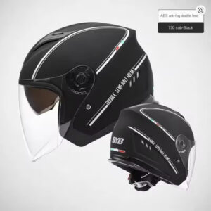 BYB Kaciga za motor Crna mat L quad, skuter, jet CF MOTO Can-Am