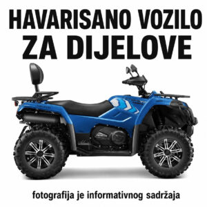 Šasija i dijelovi cfmoto 450l bih papiri HAVARISANO, DIJELOVI